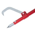 thumbnail image 3 of Log Roller Tool, Firewood Harvesting Hand Tool with Moving Hook,  Forged Steel Logging Tool,  Log Hauler With Gloves and  Rubber Handle, Heavy Duty Steel Log Jack, 3 of 7