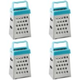 thumbnail image 1 of Rallador Pelador de cuatro lados Cortador de cáscara de acero inoxidable Accesorios de cocina Azul, 1 of 4