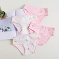 thumbnail image 4 of FLMEI 4PCS Little Girls Underwear Boxer Briefs Cotton Panties for Baby Kids Princess Shorts Toddler Girls Underpants 3-12T, 4 of 9