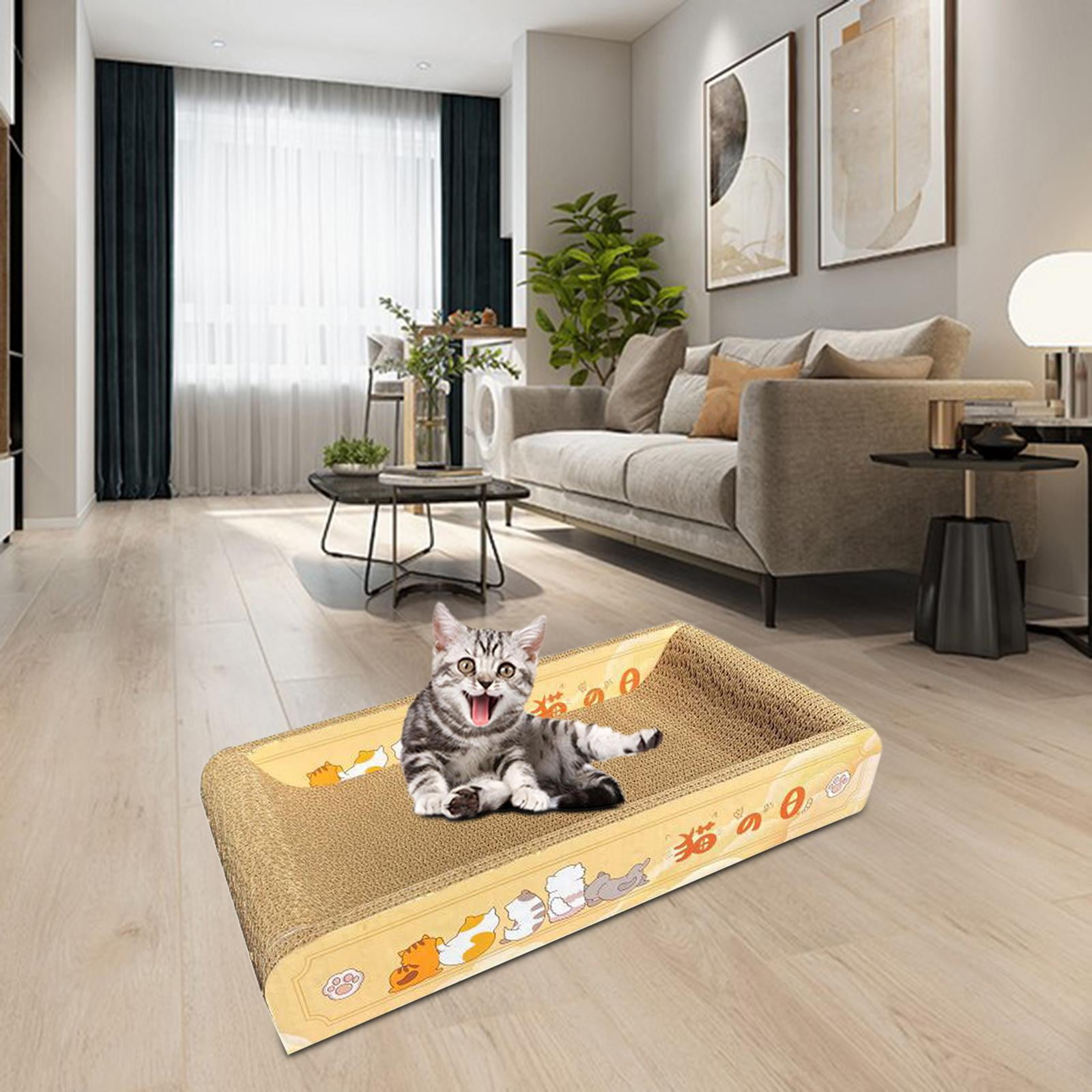 Bvdfgk Cat Scratch Pad, Wear-Resistant Couch Bed Protector, Furniture Protector Scratch Yellow