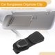 thumbnail image 3 of Clip para gafas de sol del coche Unique Bargains con soporte magnético universal para parasol de gafas de sol de cuero PU/metal negro 13.5x5cm 1 Pcs, 3 of 7