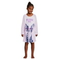 thumbnail image 2 of Wonder Nation Girls Long Sleeve Fleece Sleep Gown, Sizes 4-18 & Plus, 2 of 5