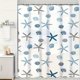 thumbnail image 2 of 1 unidad con patrón cortina de ducha PEVA cortina de ducha impermeable cortina de partición de baño accesorios de decoración de baño, 2 of 5