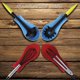 thumbnail image 2 of Reposacucharas de silicona, soporte para utensilios de cocina para cocina (2 unidades, azul y rojo) Sincero  Hogar, 2 of 8