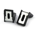 thumbnail image 5 of E-outstanding 20 soportes de esquina de metal en forma de L de 90 grados, color negro, con cubierta de plástico y 40 tornillos M4 x 16 mm, herrajes ajustables para colgar en ángulo recto, junta de sop, 5 of 5