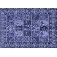 thumbnail image 1 of Ahgly Company Machine Washable Indoor Rectangle Persian Blue Traditional Area Rugs, 5' x 8', 1 of 4