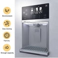 thumbnail image 4 of Gustave 2 Pack Silicone Refrigerator Drip Catcher Tray Cuttable Fridge Water Dispenser Drip Mat Pan Non-slip Mini Protect Water Spills Splashes Pad "Black & Gray", 4 of 9