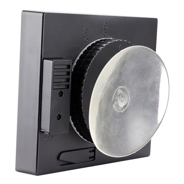 Reloj de pared Bearachild digital LCD impermeable negro