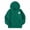 AB153 Dark Green, variant on Girls Zip Up Hoodies Kids Star Print Jackets With Hood Holiday Long Sleeve Pullover Cozy School Wear, Size 5-14 Years, Purple