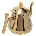 thumbnail image 3 of Coffee Kettle Large Capacity Tea Pot Stainless Steel Tea Pot with Strainer, 3 of 4