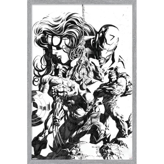 Croquis Marvel - Groupe