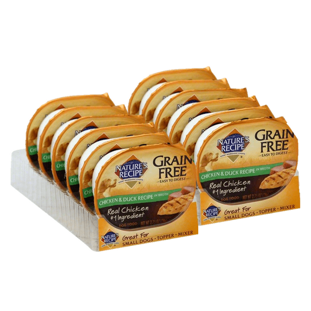 (12 Pack) Nature's Recipe Grain Free Easy to Digest Chicken & Duck