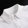 thumbnail image 5 of YooGuoGuo Rhinestone Fake Collar Detachable Dickey Collar Blouse Half Shirts Peter Pan Faux False Collar for Women, 5 of 6