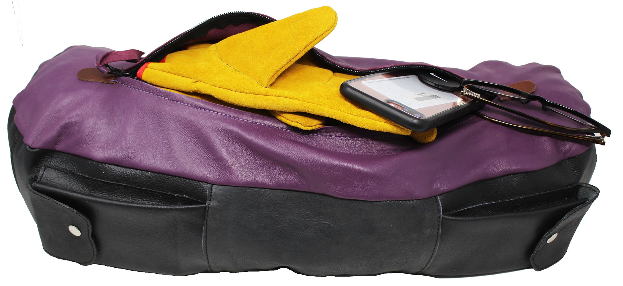 Horse Canvas Leather Saddle Cantle Bag Trail Riding Water Resistant