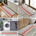 thumbnail image 6 of Colorful Geometric Striped Pattern Kitchen Rug Mat,Kitchen Runner Rugs Non Skid Washable,Decorative Kitchen Floor Mats for Kitchen,Sink,Laundry,17"x47.2", 6 of 7