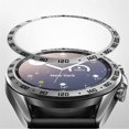 thumbnail image 3 of Anillo de reloj de metal compatible con Samsung Galaxy Watch3 45 mm, protección contra rayones Caja de metal estilo E, 3 of 4