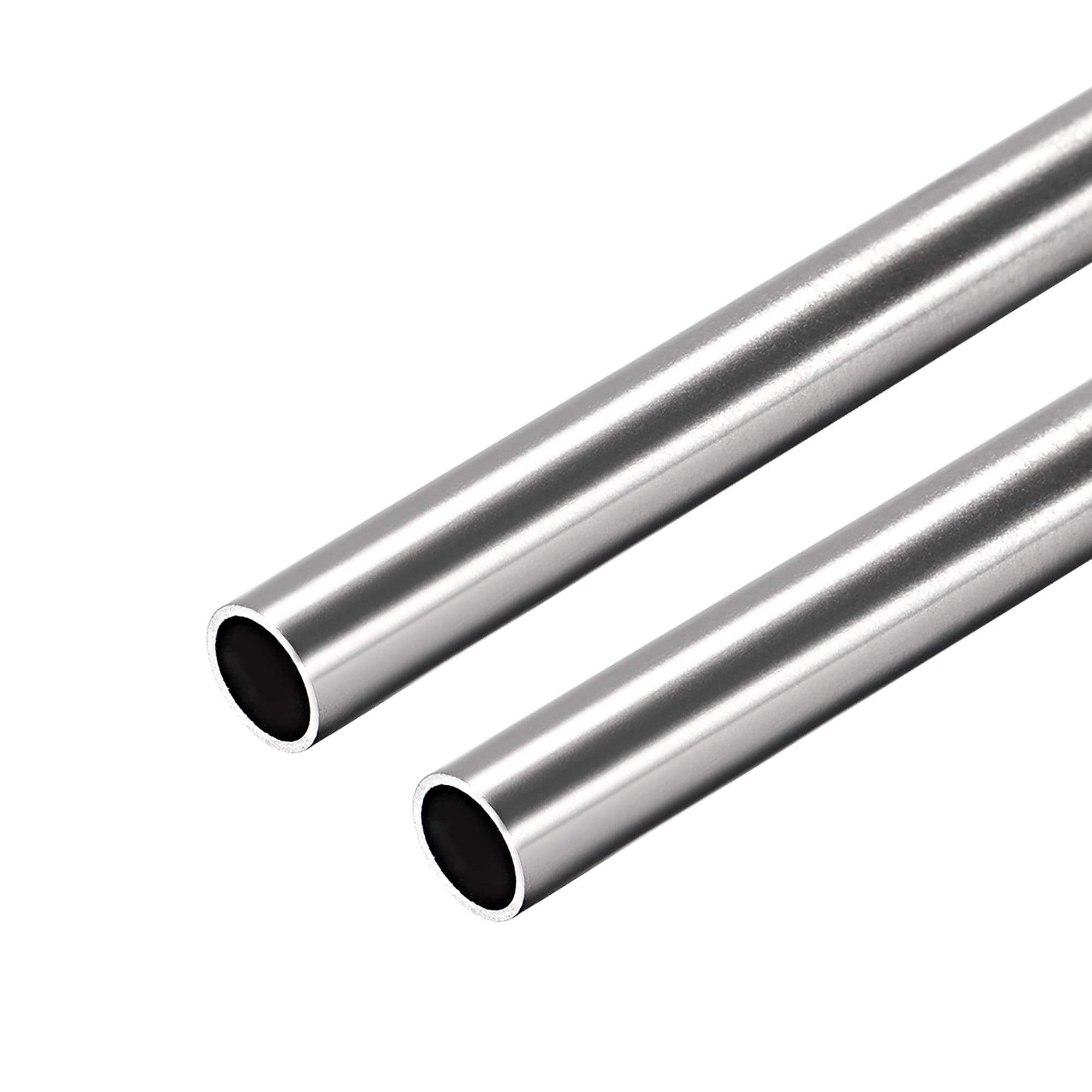 304 Stainless Steel Round Tubing 250mm Length 10mm OD 0.8mm Wall Telescoping Thin Wall Steel Tubing With Buttom Clips