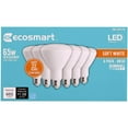 thumbnail image 2 of EcoSmart 65W / 65 Watt Replacement (10.5W) LED BR30 Dimmable Soft White (2700K) Medium Base (E26) Energy Star Rated Reflector Lamp for Recessed Can Lights, 6 Pack, 2 of 5