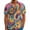 Multicolor, variant on IWRICH Men's plus size Hawaiian Shirt Short Sleeve Casual Button Up Tropical Summer Beach Shirt Multicolour XL