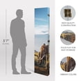 thumbnail image 5 of American Art Decor Double-Sided African Elephants & Zebras Animals Canvas Dressing Room Divider Privacy Screen, 4 Panels, 70" H x 63" L x 1" D, 5 of 8