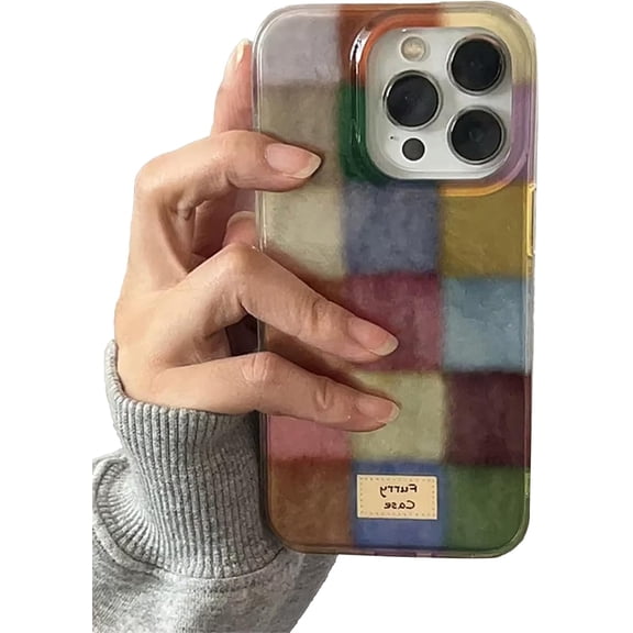 Trendy Aesthetic Cute Colorful iPhone 15 Pro Case Shockproof Design Slim Fit Protective Cover Phone Case with for Women Girls