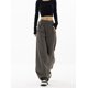 thumbnail image 1 of Pantalones holgados de pierna ancha para mujer, pantalón de chándal de moda coreana, ropa de calle de cintura alta, Joggers rectos informales Vintage, Y2k, 1 of 5