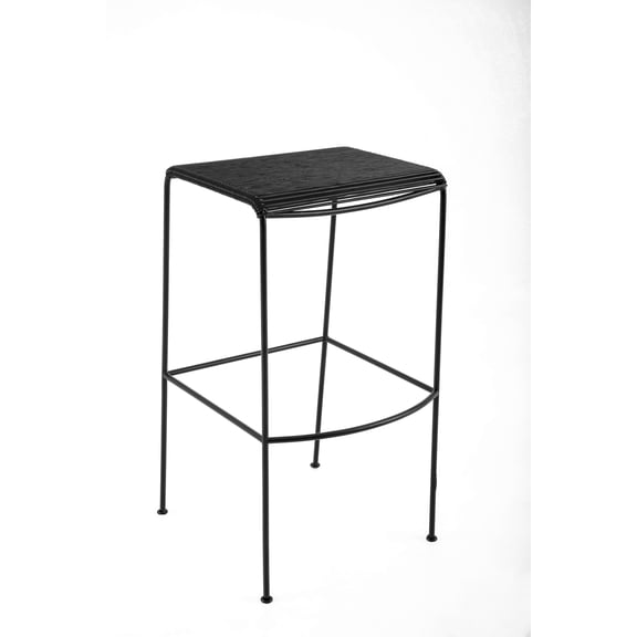 La Silla Acapulco Monolito Acapulco Bar Stool Black