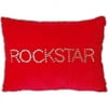 Your Zone Rockstar Toss-It Pillow, Racy Pink