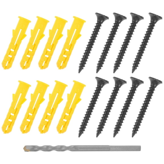HAMPPLIES Wall Anchor and Screw Kit Assorted Color Heavy Duty Anchors for Home Renovation 1 Set 50Pcs Each