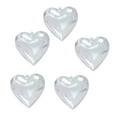 thumbnail image 4 of 5 bolas de adorno rellenables en forma de corazón, bolas artesanales DIY, bolas colgantes de Navidad para fiesta de , decoración de regalos del , S S, 4 of 8