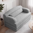 thumbnail image 3 of Leumius Futon Sofa Bed, Convertible Sofa Bed,Folding Boneless Couches,Low-Profile Boneless Couch for Living Room,15.8" H Low Seat Small 57" Foldable Floor Sleeper Mattress Lounge Space‑Saving, 3 of 11