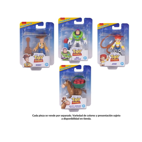 Figuras de Acción Mattel Pixar Pack de 4 Personajes Varios Modelos 1 Pieza