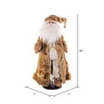 thumbnail image 5 of Vickerman 28" Mocha Velvet Santa Doll with Stand. This santa has glasses, stand is removeable., 5 of 5
