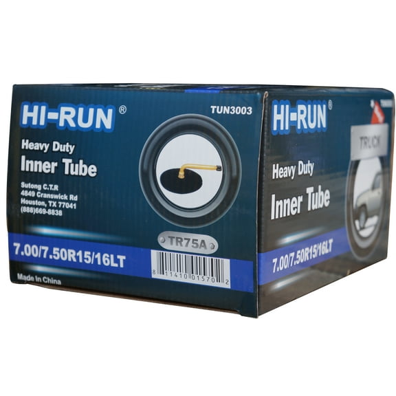 Hi-Run 7.00/7.50R15/16LT Light Truck Inner Tube with TR75A Valve Stem