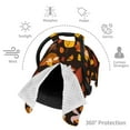 thumbnail image 3 of Car Seat Cover Baby, Autumn Forest Small Animals Lazy Baby Car Seat Cover for Baby Boys Girls Newborn , Infant Car Seat Canopy Cover Nursing Breastfeeding Cover Warm Blanket, 3 of 7