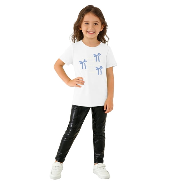 Vestido Largo de Manga Larga para Niños con Capucha Casual Y Pantalones de Cintura Elásticos con Traje Cómodo