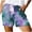 Grey, variant on Bibifish Womens Athletic Shorts All Day Comfort Printed Mesh Pocket Elastic Drawstring Waist Relaxed Workout Shorts