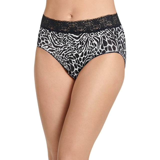 Jockey No Panty Line Promise Tactel Dentelle Culotte Moulante