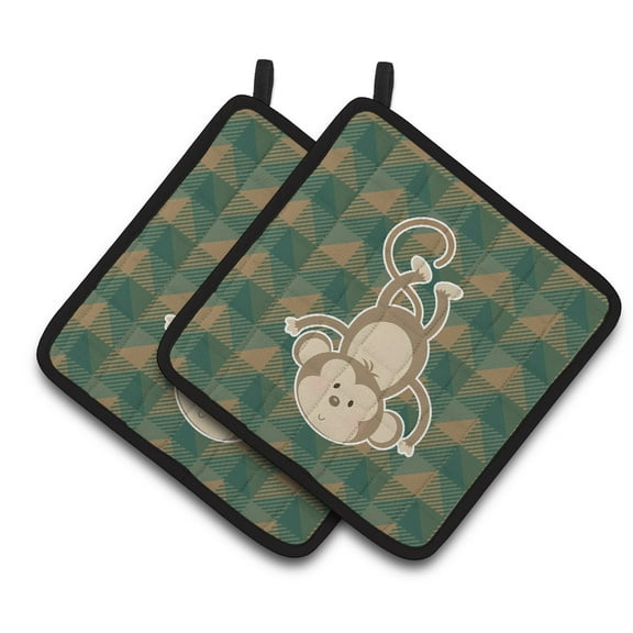 Monkey Pair of Pot Holders