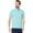 Artist Aqua Heather, variant on Men's Solid Pique Polo With Small Pony Polo Shirt, Pink Sunset Heather, Medium