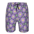 thumbnail image 3 of Pofeuu Daisies Flowers Prin Men's Swim Trunks Quick Dry Bathing Suit Swimming Board Shorts Mesh Lining Beach Swimwear-XX-Large, 3 of 6