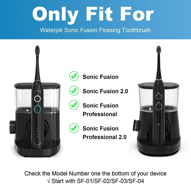 Cabezales de repuesto para el cepillo dental WaterPik Sonic-Fusion