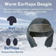 thumbnail image 4 of Gorro de invierno resistente al viento, gorro de invierno para bebé con forro polar, gorro de bombardero para niños, gorro cálido con orejeras para niños y niñas, 4 of 6