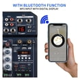 thumbnail image 3 of T4 Portable Sound Card Mixing Console Mixer Built-in 48V Phantom Power Supports MP3 Player BT DJ Live Party Mixer ,Easy to Operate, 3 of 6