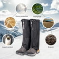 thumbnail image 4 of Lawn Care Leg Protection Waterproof Leg Gaiters Breathable Adjustable Snow Boot Gaiters for Camping Hiking, 4 of 4
