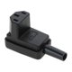 thumbnail image 4 of 1PC C13 Female Plug Cable Connector 90 Degree Angled IEC 320 10A 250V Power Cord Connecting Plug T3EF, 4 of 5