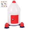 thumbnail image 1 of Miangastore Rocket Coin Box White 1Pack 7.7X5.9X5.3In, 1 of 8