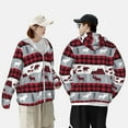 thumbnail image 6 of Gaeub Buffalo Plaid Forest Men's and Women's UPF 50+ Long-Sleeved Sun Protection Clothing, Fishing Shirt Long Sleeve Zip - Medium, 6 of 9