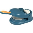thumbnail image 1 of 2 In 1 Tortilla Press Dumpling Skin Maker, Tortilla Dough Dumpling Artifact Dough Pressing Tool Dumpling Skin Wrapper Machine Blue 4.3"x2.7", 1 of 5