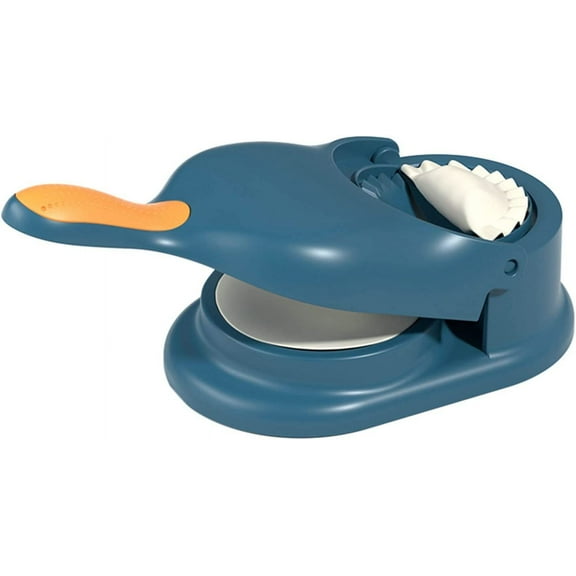 2 In 1 Tortilla Press Dumpling Skin Maker, Tortilla Dough Dumpling Artifact Dough Pressing Tool Dumpling Skin Wrapper Machine Blue 4.3"x2.7"